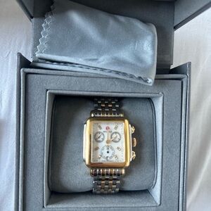 Michele Deco Two-Tone Watch